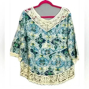 Solitaire Lace Trim Crochet Top (X15)